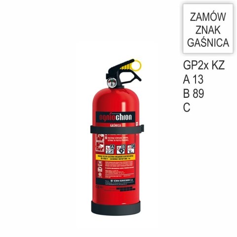 Gaśnica proszkowa GP-2x PM ABC /KZ