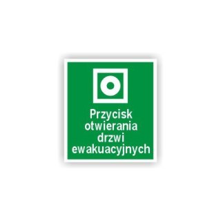 Znak 11 Przycisk otwierania drzwi ewak.100x100 FF