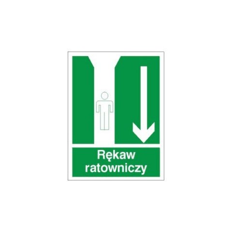 Znak 11 Rękaw ratowniczy 150x200 PF