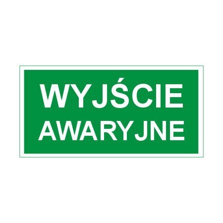 Znak 11 Wyjście awaryjne 300x150 PF