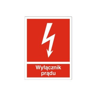 Znak 12 Wyłącznik pradu 150x200 FB