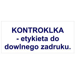 Kontrolka serwisowa 2022 Biała 07FS