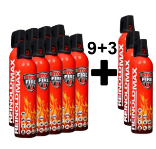 Spray gaśniczy REINOLDMAX 750ml Zestaw 9+3