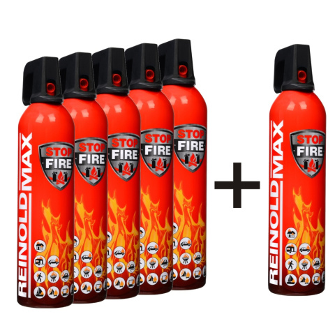 Spray gaśniczy REINOLDMAX 750ml Zestaw 9+3