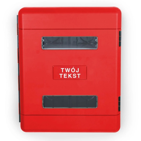 Szafka z tworzywa DUAL RED 616/735/270 Z Oknem