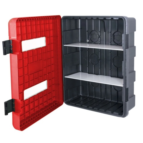 Szafka z tworzywa DUAL RED 616/735/270 Z Oknem