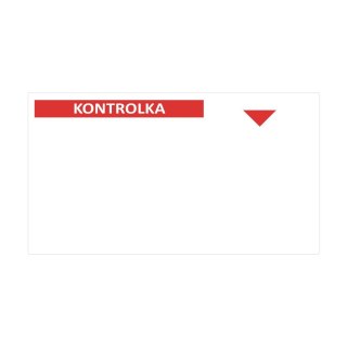 Etykieta "Kontrolka serwisowa 2022 RED 23FS