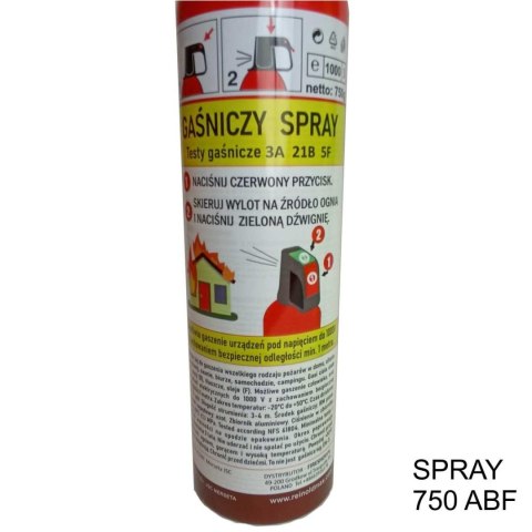 Spray gaśniczy ABF REINOLDMAX 750ml