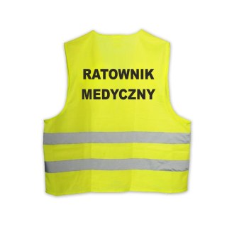 Kamizelka LYNX Hi-Vis żółta RATOWNIK MEDYCZNY