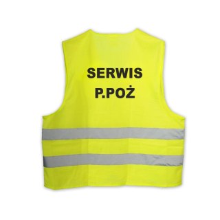 Kamizelka LYNX Hi-Vis żółta SERWIS P.POŻ