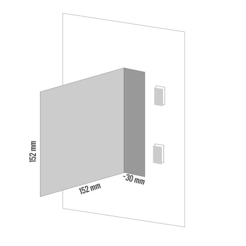 Znak 12 GAŚNICA foto 3D L-150X150mm PCV